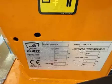 Carregadeira de rodas 2025 Giant G1200 Tele (7)