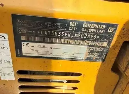 Minigraafmachines 2020 Caterpillar 303.5 CR (7)