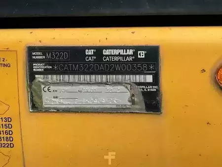 Koparki kołowe 2012 Caterpillar M 322 D (6)