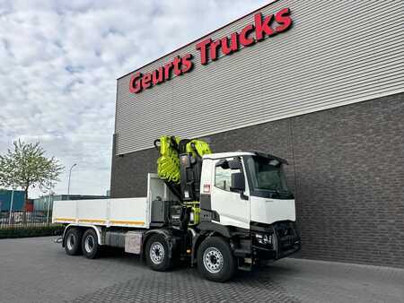 Siirrettävät nosturit 2016 Renault C460 8X4 + HIAB X-HIPRO 548 E-7 MET JIB KRAAN / KRAN / CRANE / G (11)