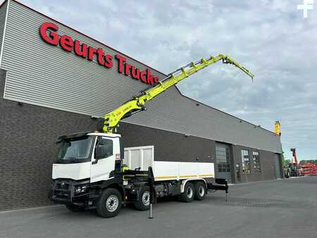 Siirrettävät nosturit 2016 Renault C460 8X4 + HIAB X-HIPRO 548 E-7 MET JIB KRAAN / KRAN / CRANE / G (2)