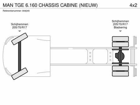 Ciężarówka 0 MAN TGE 6.160 CHASSIS CABINE (NIEUW) (17)