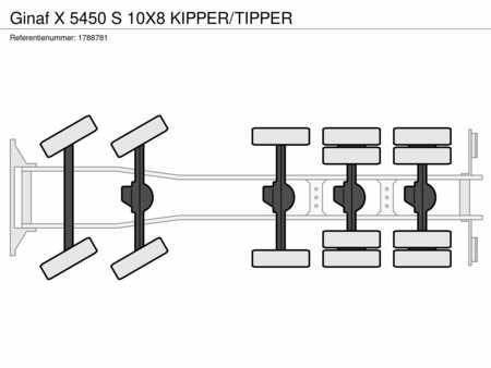 GINAF X 5450 S 10X8 KIPPER/TIPPER