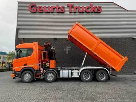 Scania R650 V8 NGS XT 8X4 + KIPPER + FASSI F275A.2.25 KRAAN/KRAN/CRANE/