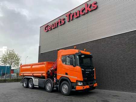 Scania R650 V8 NGS XT 8X4 + KIPPER + FASSI F275A.2.25 KRAAN/KRAN/CRANE/