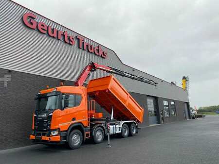 Scania R650 V8 NGS XT 8X4 + KIPPER + FASSI F275A.2.25 KRAAN/KRAN/CRANE/