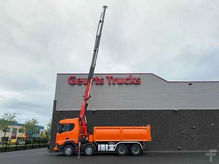 Scania R650 V8 NGS XT 8X4 + KIPPER + FASSI F275A.2.25 KRAAN/KRAN/CRANE/