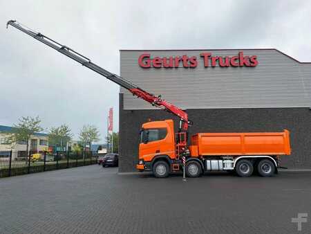 Scania R650 V8 NGS XT 8X4 + KIPPER + FASSI F275A.2.25 KRAAN/KRAN/CRANE/