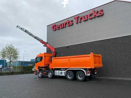 Scania R650 V8 NGS XT 8X4 + KIPPER + FASSI F275A.2.25 KRAAN/KRAN/CRANE/