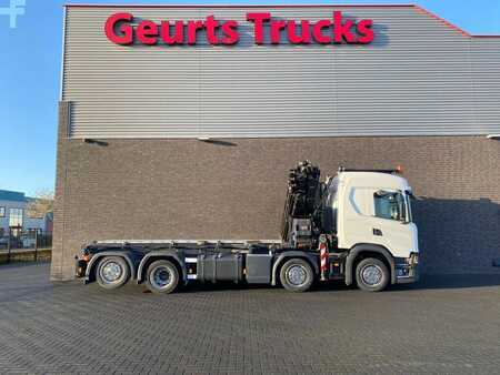 Scania G500 NGS 8X2 MET 3 ZIJDIGE KABELSYSTEEM + HIAB 362 EP-5 KRAAN/KR