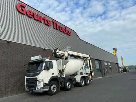 Volvo FM 410 8X4 + STETTER 9 M3 MIXER/MISCHER + THEAM 15 M TRANSPORTBA