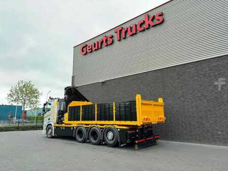 Kamion 0 Scania R530 V8 NGS 8X4 TRIDEM MET HYVA 2Z KIPPER + HMF 5020-K6 + JIB FJ (14)