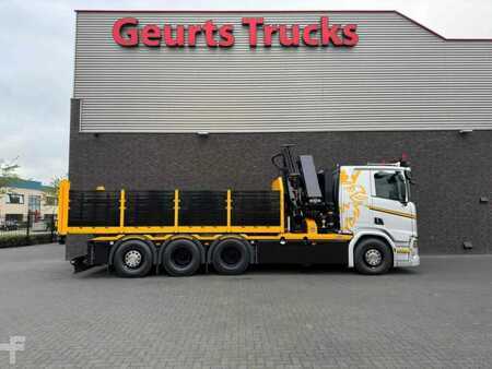 Kamion 0 Scania R530 V8 NGS 8X4 TRIDEM MET HYVA 2Z KIPPER + HMF 5020-K6 + JIB FJ (15)