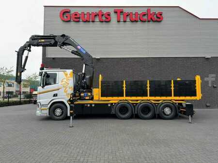 Kamion 0 Scania R530 V8 NGS 8X4 TRIDEM MET HYVA 2Z KIPPER + HMF 5020-K6 + JIB FJ (9)