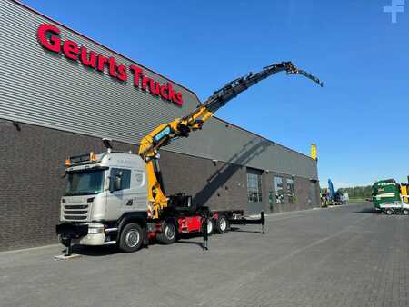 Scania G450 8X4 + EFFER 1255/8S + JIB 6S HD KRAAN/KRAN/CRANE/GRUA