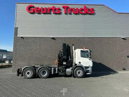 Grues mobiles 2012 DAF CF 85 410 6X2 + HIAB 422EP-5 HIPRO TREKKER/SATTELZUG/TRACTOR UNI (9)