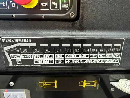 Kamion 2022 DAF CF 450 8X2 + HIAB 858E-8 + JIB 150X-6 JDC KRAAN/KRAN/CRANE/GRUA/ (18)