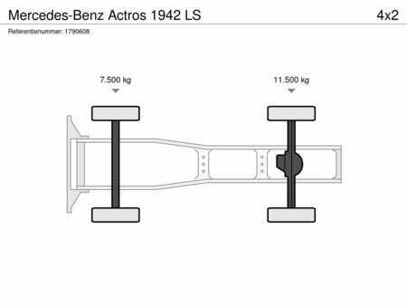 Lastbil 2015 Mercedes-Benz Actros 1942 LS (19)