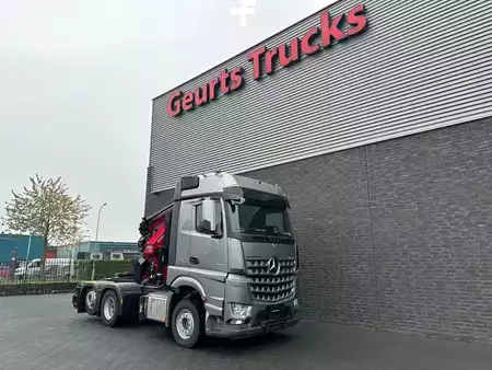 Náklaďák 0 Mercedes-Benz Actros 2553 6X2 TREKKER +HMF 4020 K6 +FJ 600 K4 JIB KRAAN/KRAN/C (12)