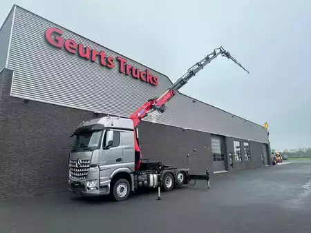 Náklaďák 0 Mercedes-Benz Actros 2553 6X2 TREKKER +HMF 4020 K6 +FJ 600 K4 JIB KRAAN/KRAN/C (2)