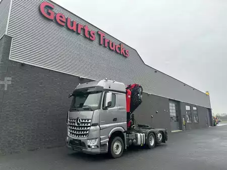 Náklaďák 0 Mercedes-Benz Actros 2553 6X2 TREKKER +HMF 4020 K6 +FJ 600 K4 JIB KRAAN/KRAN/C (8)