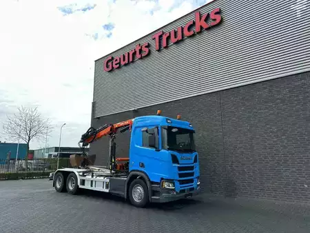 Truck 0 Scania R580 V8 6X4 HAAKARM + ATLAS AK 172.3E KRAAN/KRAN/CRANE/GRUA (11)