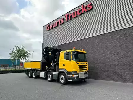 Kamion 0 Scania G450 8X4 BAKWAGEN + PALFINGER PK 110002 = JIB PJ 170 KRAAN / KRA (13)