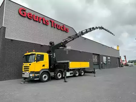 Kamion 0 Scania G450 8X4 BAKWAGEN + PALFINGER PK 110002 = JIB PJ 170 KRAAN / KRA (2)