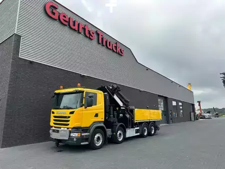 Kamion 0 Scania G450 8X4 BAKWAGEN + PALFINGER PK 110002 = JIB PJ 170 KRAAN / KRA (9)