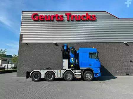 Ciężarówka 2007 DAF XF 480 8X4 TREKKER-BAKWAGEN COMBI + PALFINGER PK 85002 E KRAAN + (11)