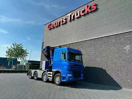 Ciężarówka 2007 DAF XF 480 8X4 TREKKER-BAKWAGEN COMBI + PALFINGER PK 85002 E KRAAN + (13)