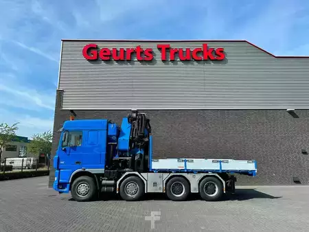 Ciężarówka 2007 DAF XF 480 8X4 TREKKER-BAKWAGEN COMBI + PALFINGER PK 85002 E KRAAN + (14)