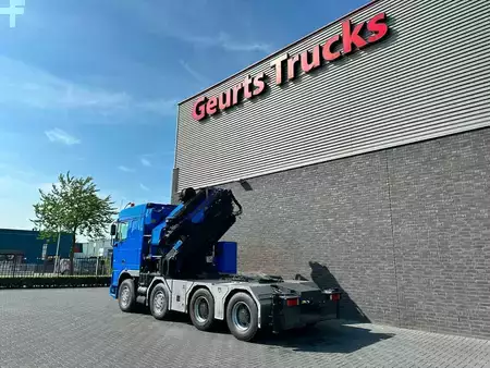 Ciężarówka 2007 DAF XF 480 8X4 TREKKER-BAKWAGEN COMBI + PALFINGER PK 85002 E KRAAN + (3)
