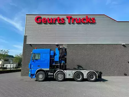 Ciężarówka 2007 DAF XF 480 8X4 TREKKER-BAKWAGEN COMBI + PALFINGER PK 85002 E KRAAN + (8)