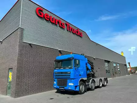 Ciężarówka 2007 DAF XF 480 8X4 TREKKER-BAKWAGEN COMBI + PALFINGER PK 85002 E KRAAN + (9)