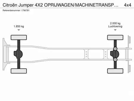 Lastebil 2022 [div] Jumper 4X2 OPRIJWAGEN/MACHINETRANSPORTE/MACHINETAXI (20)