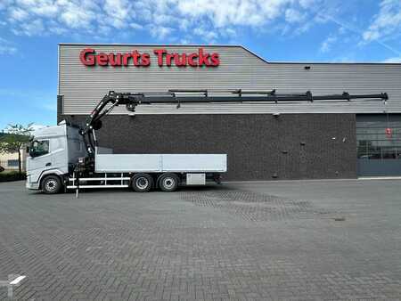 Mobilní jeřáby 0 DAF XF 530 OPENLAADBAK / PRITSCHE / FLATBED MET HIAB X-HIDUO 258 E-7 (1)