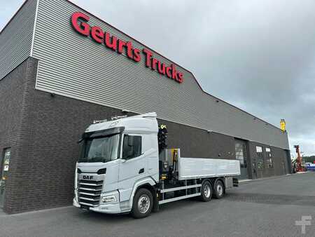 Mobilní jeřáby 0 DAF XF 530 OPENLAADBAK / PRITSCHE / FLATBED MET HIAB X-HIDUO 258 E-7 (10)
