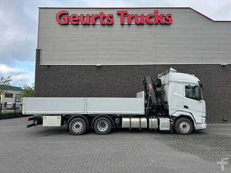 Mobilní jeřáby 0 DAF XF 530 OPENLAADBAK / PRITSCHE / FLATBED MET HIAB X-HIDUO 258 E-7 (12)