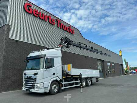 Mobilní jeřáby 0 DAF XF 530 OPENLAADBAK / PRITSCHE / FLATBED MET HIAB X-HIDUO 258 E-7 (2)