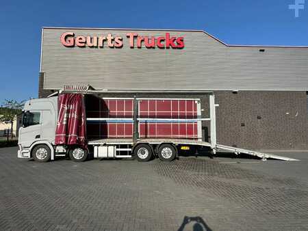 Ciężarówka 0 Scania R540 B8X2*6LB OPRIJWAGEN MET 15 TONS LAADKLEP EN GESLOTEN HUIF M (17)