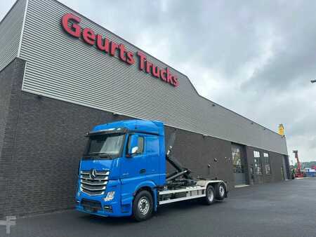 Mercedes-Benz Actros 2545 6X2 MET HIAB MULTILIFT XR21S61 HAAKARMSYSTEEM / ABRO