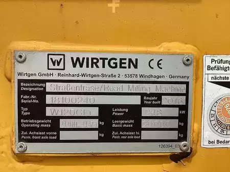 Cold recyclers 2016 WIRTGEN W120CFi Straßenfräse Asphaltfräse (13)