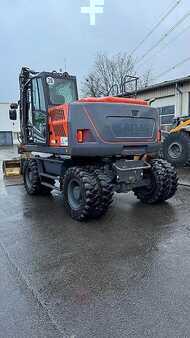 Mobilbagger 2019 Atlas 140W blue mit Oilquick OQ 65 und 2 meter GBR (6)