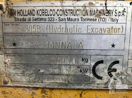 Bæltegraver 2010 New Holland Construction E 305 B (9)