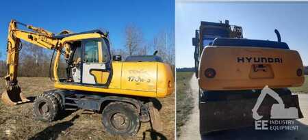 Escavadora de rodas 2001 Hyundai ROBEX 170 W-3 (8)