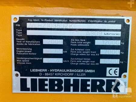 Kerekes kotrógép 2009 Liebherr A 309 LITRONIC (2)