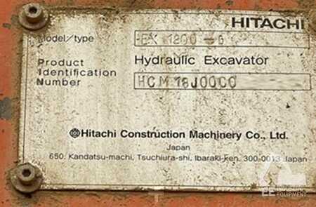Korečková rýpadla 2010 Hitachi EX 1200-6 (6)