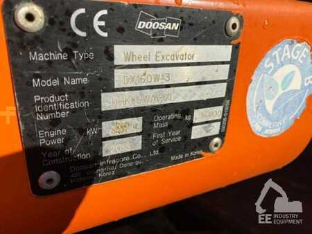 Mobilbagger 2016 Doosan DX 160 W-3 (8)