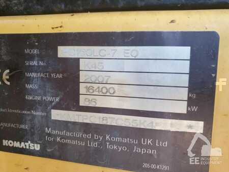 Lánctalpas kotrógép 2007 Komatsu PC 160 LC-7 E0 (8)